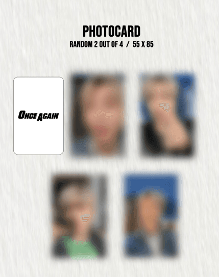 once again photo card